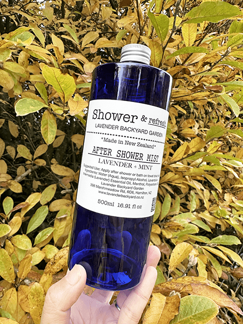 After Shower Cooling Body Mist scented by essential oils from NZ Lavender Farm