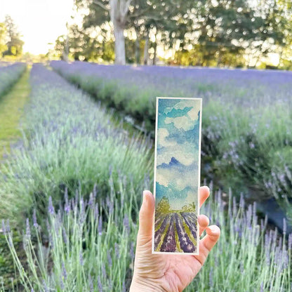 Lavender Field Bookmark