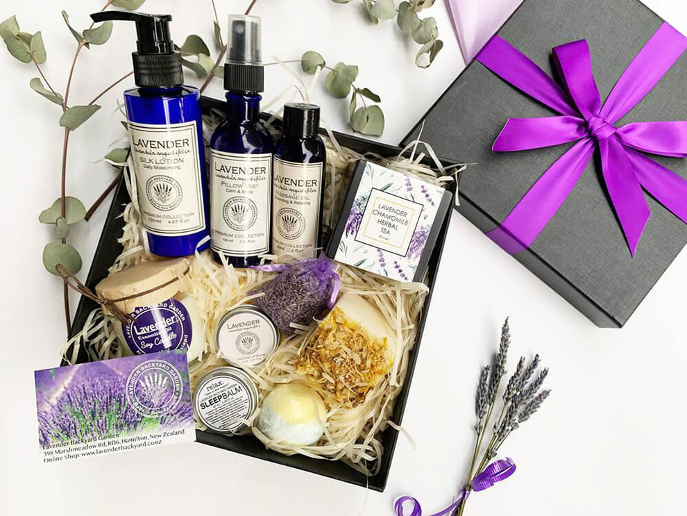 Deluxe Pampering Gift Box for Stress Relief | NZ Lavender Farm ...